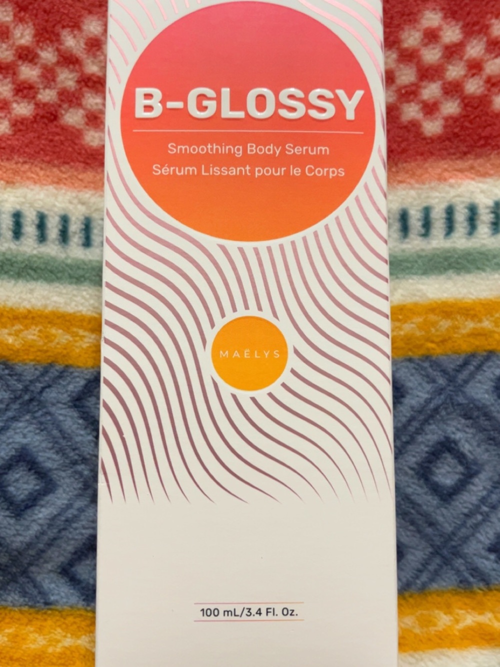 B-GLOSSY Smoothing Body Serum - Coral & Orange Accent